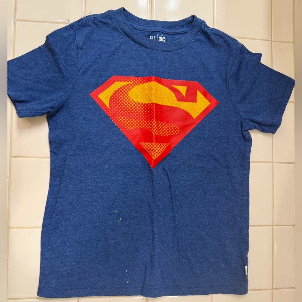 GAP Kids Superman T Shirt size S